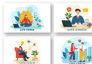 12 Life Coach Illustration