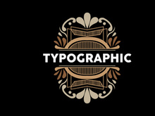 Vector Decorative Vintage Typography Elements, Greeting Card Design