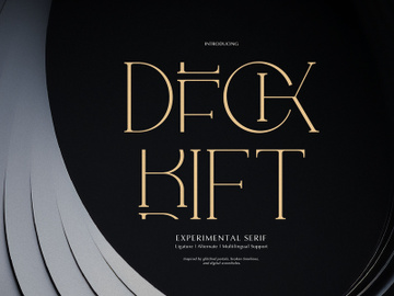 Deck Rift | Experimental Serif preview picture