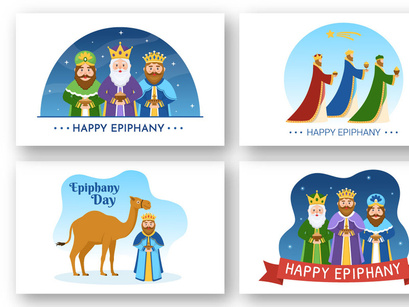 11 Happy Epiphany Day Illustration