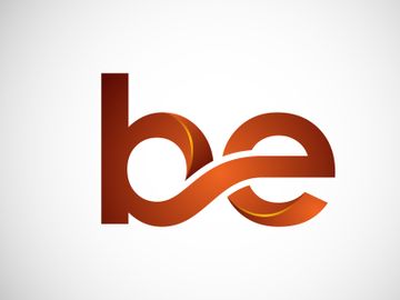 Imagem de visualização de Vetor de design de logotipo com letra inicial B E. Símbolo alfabético gráfico para identidade corporativa de negócios