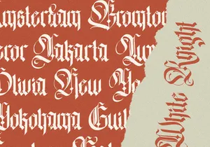 The White Knight - Blackletter Font