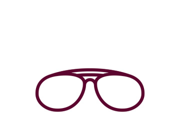 Glasses symbol vector icon preview picture