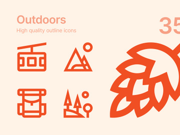 Outdoors icons preview picture
