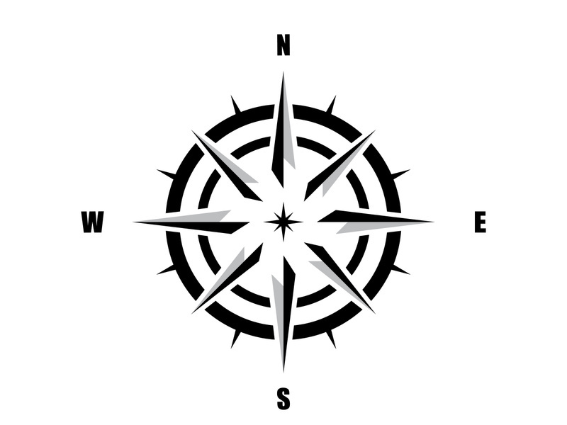 compass icon isolated on background.modern flat compass pictogram,business,marketing,internet concept.trendy simple vector symbol for websitedesign or button to mobile app.logo illustration.