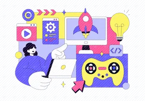 Ilustração do Processo de Desenvolvimento de Jogos 10