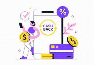 10 Cashback Vector Illustration