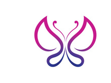 Beauty Butterfly Vector icon design