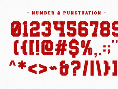 Single - Condensed Slab Serif Font
