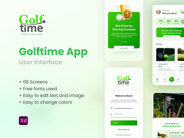 Golftime - UI for Mobile App preview picture