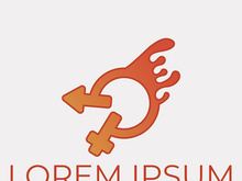 Gender logo design