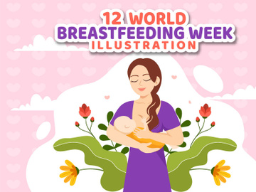 12 World Breastfeeding Week Illustration preview picture