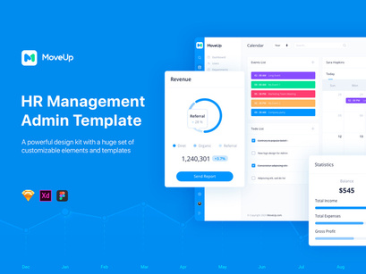 MoveUp - HR Management UI Kit for Adobe XD