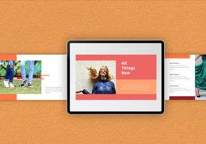 Hot Color Google Slide Template