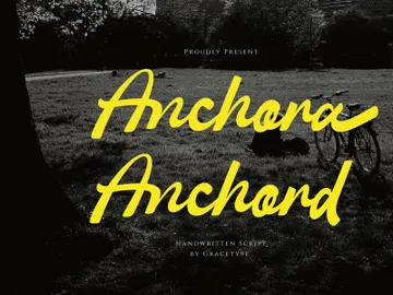 Anchora Anchord | Handwritten Script preview picture