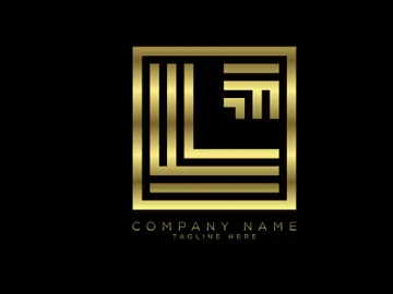 Luxury golden color line letter, Graphic Alphabet Symbol for Corporate Business Identity preview picture