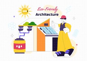 10 Eco Friendly Architecture Illustration