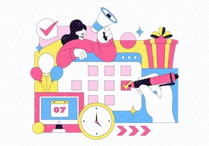 10 Event Planner Illustration