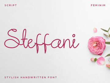 Steffani -  Stylish Handwritten Font preview picture