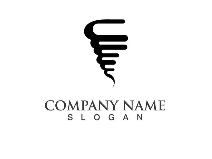 Tornado logo symbol vector illustration design