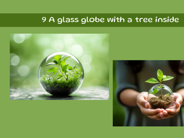 A glass globe with a tree inside preview picture