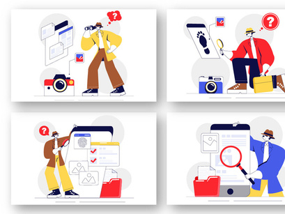 9 Private Investigator Services Illustration