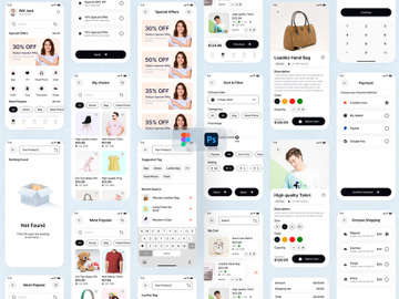 eCommerce App Concept UI Kits Vol_02 preview picture