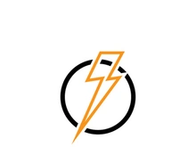 Lightning bolt flash thunderbolt icons vector