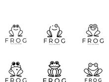 frog logo simple vector design template