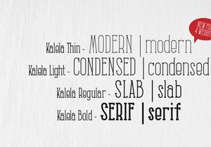 Kalela Slab Condensed Slab Serif Font
