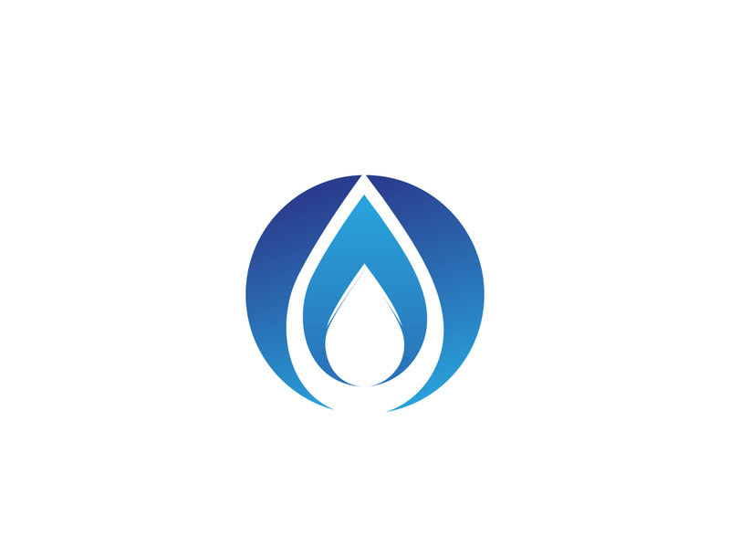 Water drop Logo Template vector