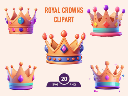 Royal Golden Crown kings PNG Clipart