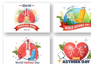 14 World Asthma Day Illustration