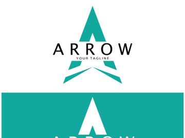 Arrow vector illustration icon Logo Template design preview picture