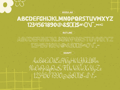 Petal Types | Fun Hand Drawn Font