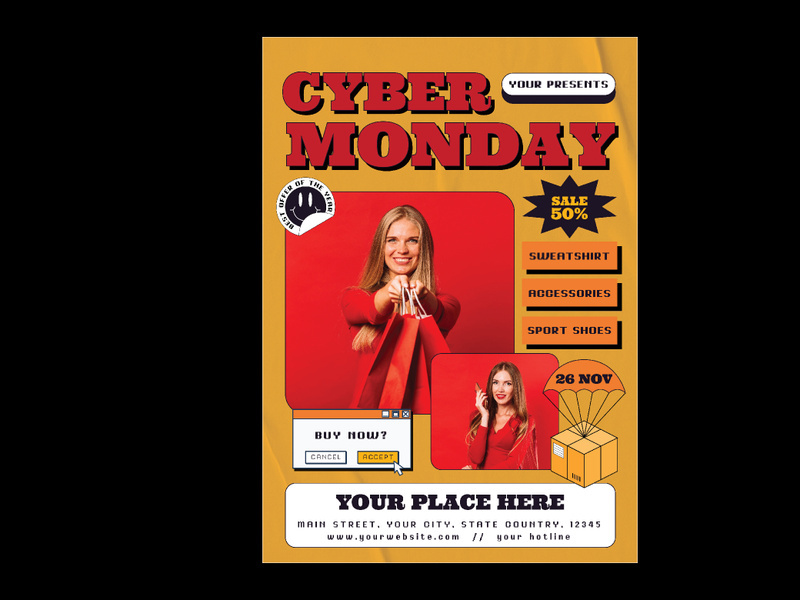 Cyber Monday Flyer