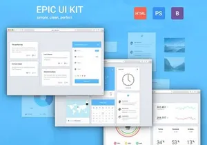 Epic UI Kit + Bootstrap Theme