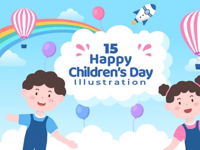 13 Happy Children's Day Celebration Illustration