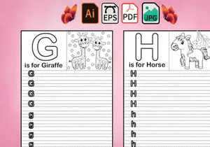 Alphabet Tracing Book For Kids