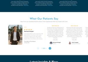 ENT Doctor Website UI/UX Design Kit