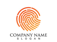 Fingerprint logo vector illustration icon template design