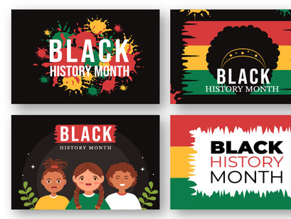 17 Black History Month Illustration