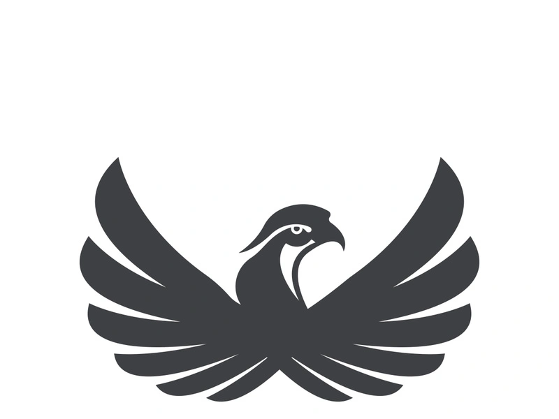 Falcon logo template vector illustration design