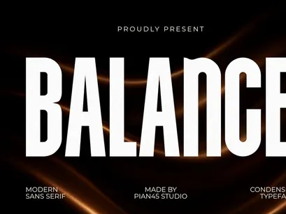 Balance - Modern Sans Serif Font