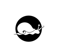 snail animal logo and symbol template