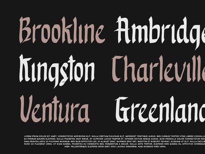 Blackthorn - Display Font