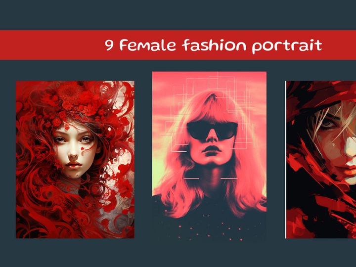 Female fashion portrait