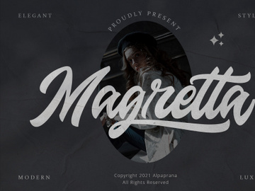 Magretta - Modern Script Font preview picture