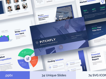 Pitchfly – Business Startup & Agency Pitchdeck Powerpoint preview picture