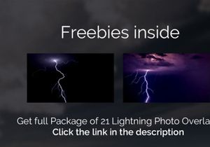 Free Lightning Photo Overlays